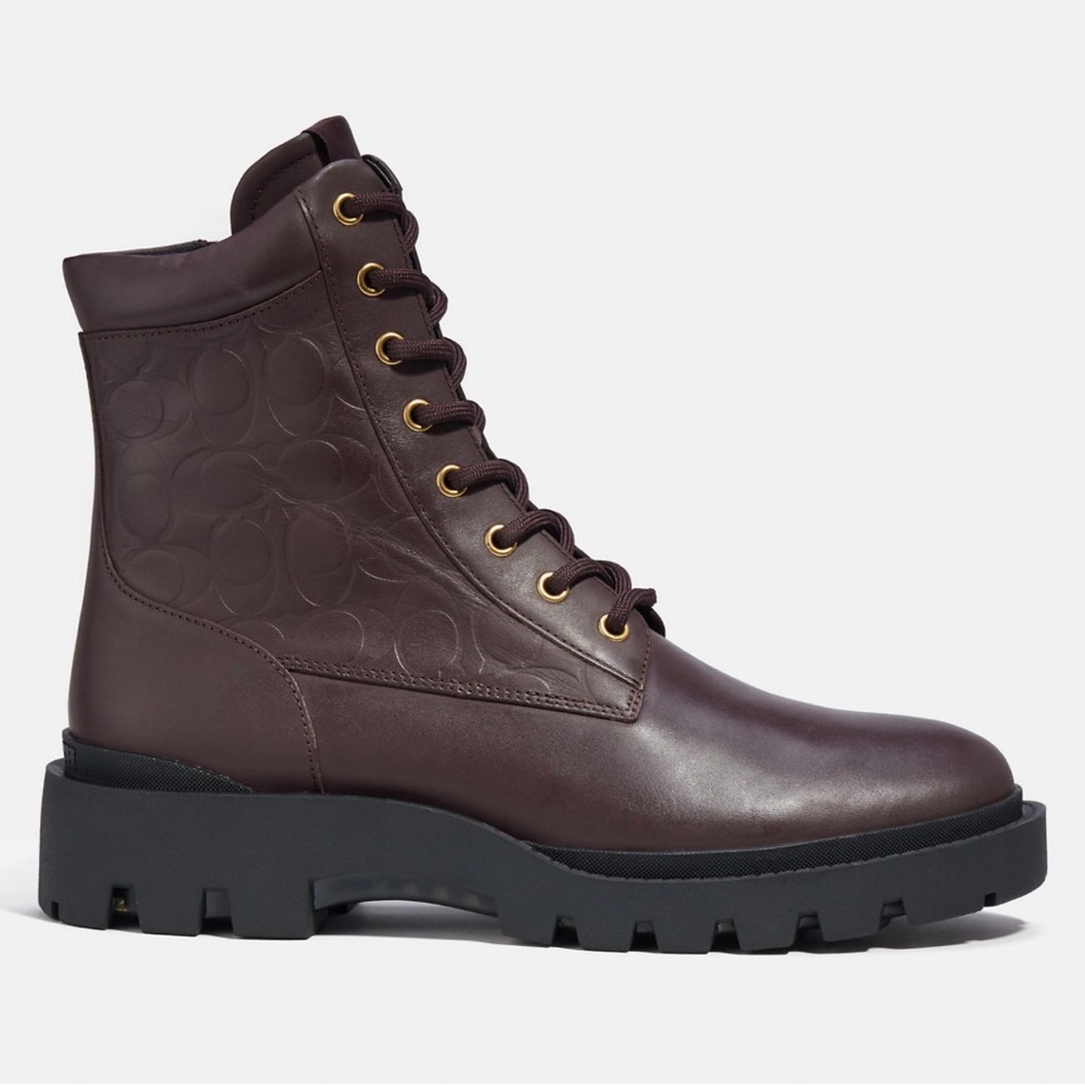Coach Citysole Signature Unisex Boots 10/10.5 - Picture 2 of 3
